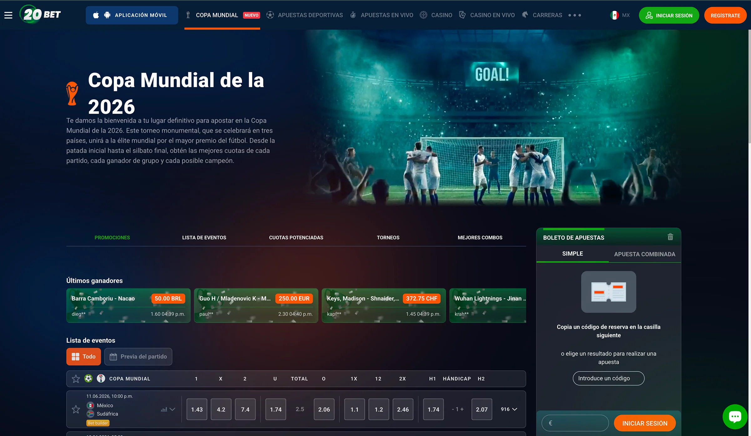 22Bet Mexico